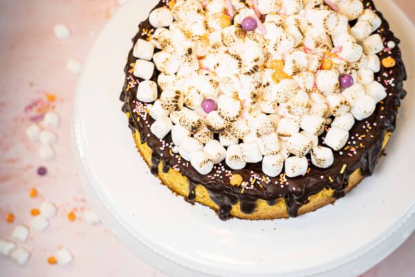 Pumpkin Smores Cheesecake-1